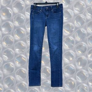 American Eagle Women’s Super Stretch Skinny Blue Denim Jeans Size 4